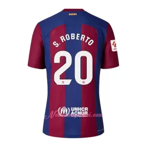 Fotbalové Dresy FC Barcelona S. Roberto 20 Domácí 2023-24 Fotbalové Dresy FC Barcelona S. Roberto 20 Domácí 2023-24