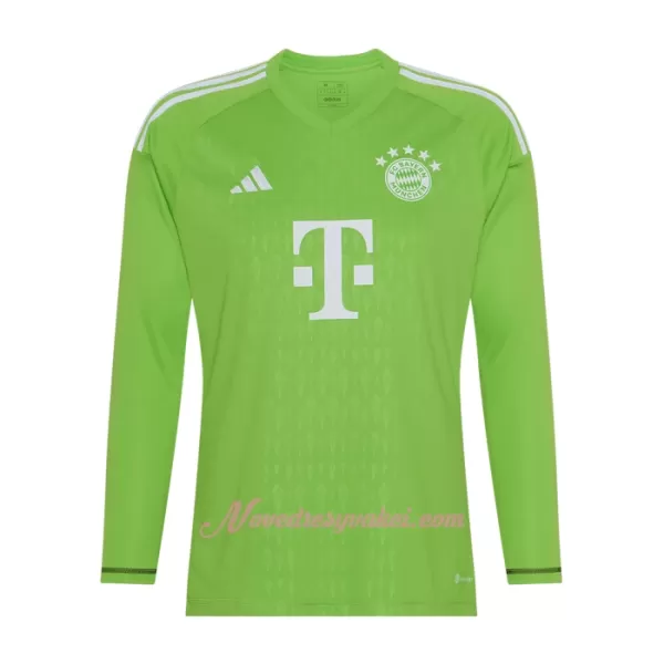 Brankářské Fotbalové Dresy FC Bayern Mnichov Manuel Neuer 1 Dětské Venkovní 2023-24 Dlouhý Rukáv