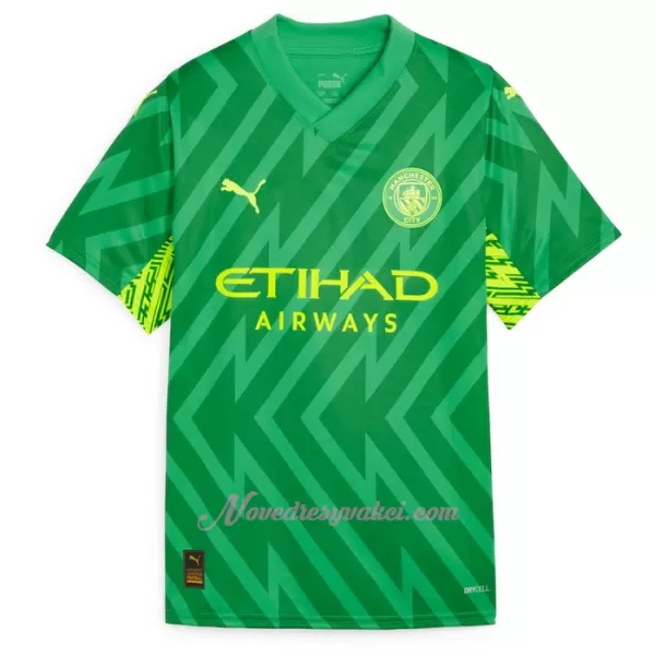 Brankářské Fotbalové Dresy Manchester City Champions of Europe Domácí 2023-24