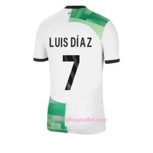 Fotbalové Dresy Liverpool FC Luis Díaz 7 Venkovní 2023-24 Fotbalové Dresy Liverpool FC Luis Díaz 7 Venkovní 2023-24