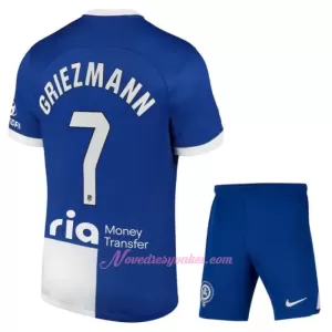Fotbalové Dresy Atlético Madrid Antoine Griezmann 7 Dětské Venkovní 2023-24 Fotbalové Dresy Atlético Madrid Antoine Griezmann 7 Dětské Venkovní 2023-24