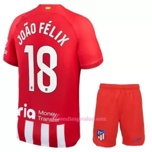 Fotbalové Dresy Atlético Madrid João Félix 18 Dětské Domácí 2023-24 Fotbalové Dresy Atlético Madrid João Félix 18 Dětské Domácí 2023-24