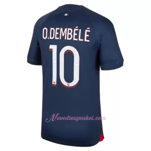 Fotbalové Dresy Paris Saint-Germain Ousmane Dembélé 10 Dětské Domácí 2023-24
