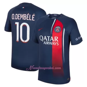 Fotbalové Dresy Paris Saint-Germain Ousmane Dembélé 10 Domácí 2023-24 Fotbalové Dresy Paris Saint-Germain Ousmane Dembélé 10 Domácí 2023-24