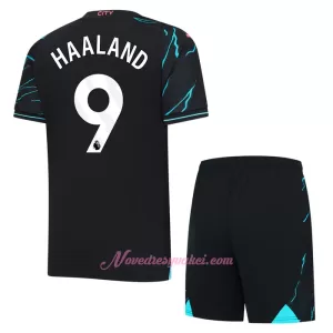 Fotbalové Dresy Manchester City Erling Haaland 9 Dětské Alternativní 2023-24 Fotbalové Dresy Manchester City Erling Haaland 9 Dětské Alternativní 2023-24