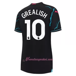 Fotbalové Dresy Manchester City Jack Grealish 10 Dámské Alternativní 2023-24 Fotbalové Dresy Manchester City Jack Grealish 10 Dámské Alternativní 2023-24