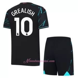 Fotbalové Dresy Manchester City Jack Grealish 10 Dětské Alternativní 2023-24 Fotbalové Dresy Manchester City Jack Grealish 10 Dětské Alternativní 2023-24