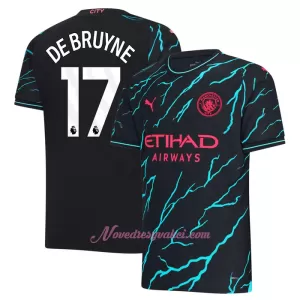 Fotbalové Dresy Manchester City Kevin De Bruyne 17 Alternativní 2023-24 Fotbalové Dresy Manchester City Kevin De Bruyne 17 Alternativní 2023-24