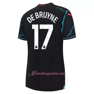 Fotbalové Dresy Manchester City Kevin De Bruyne 17 Dámské Alternativní 2023-24 Fotbalové Dresy Manchester City Kevin De Bruyne 17 Dámské Alternativní 2023-24
