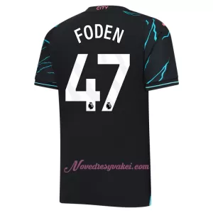 Fotbalové Dresy Manchester City Phil Foden 47 Alternativní 2023-24 Fotbalové Dresy Manchester City Phil Foden 47 Alternativní 2023-24