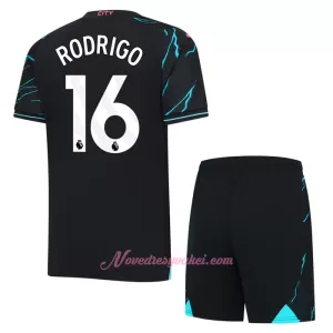 Fotbalové Dresy Manchester City Rodrigo Hernández 16 Dětské Alternativní 2023-24 Fotbalové Dresy Manchester City Rodrigo Hernández 16 Dětské Alternativní 2023-24