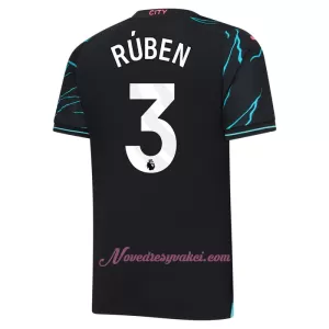 Fotbalové Dresy Manchester City Rúben Dias 3 Alternativní 2023-24 Fotbalové Dresy Manchester City Rúben Dias 3 Alternativní 2023-24
