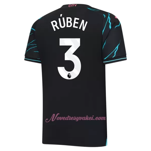 Fotbalové Dresy Manchester City Rúben Dias 3 Dětské Alternativní 2023-24