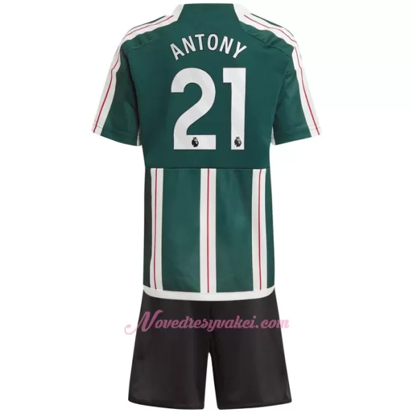 Fotbalové Dresy Manchester United Antony Santos 21 Dětské Venkovní 2023-24
