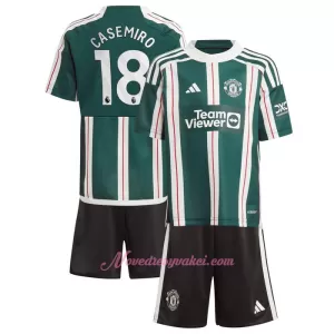 Fotbalové Dresy Manchester United Casemiro 18 Dětské Venkovní 2023-24 Fotbalové Dresy Manchester United Casemiro 18 Dětské Venkovní 2023-24
