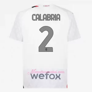 Fotbalové Dresy AC Milán Calabria 2 Venkovní 2023-24