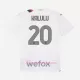 Fotbalové Dresy AC Milán Kalulu 20 Dětské Venkovní 2023-24