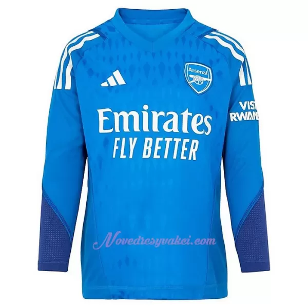 Brankářské Fotbalové Dresy Arsenal Ramsdale 1 Venkovní 2023-24 Dlouhý Rukáv