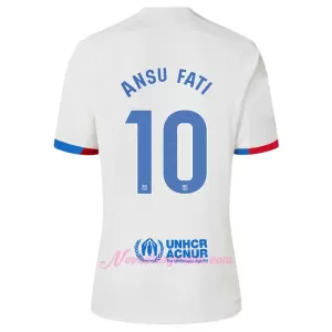 Fotbalové Dresy FC Barcelona Ansu Fati 10 Venkovní 2023-24 Fotbalové Dresy FC Barcelona Ansu Fati 10 Venkovní 2023-24