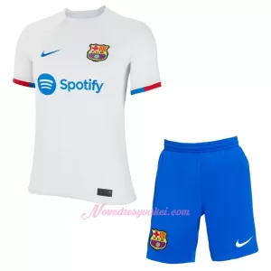Fotbalové Dresy FC Barcelona Dětské Venkovní 2023-24 Fotbalové Dresy FC Barcelona Dětské Venkovní 2023-24
