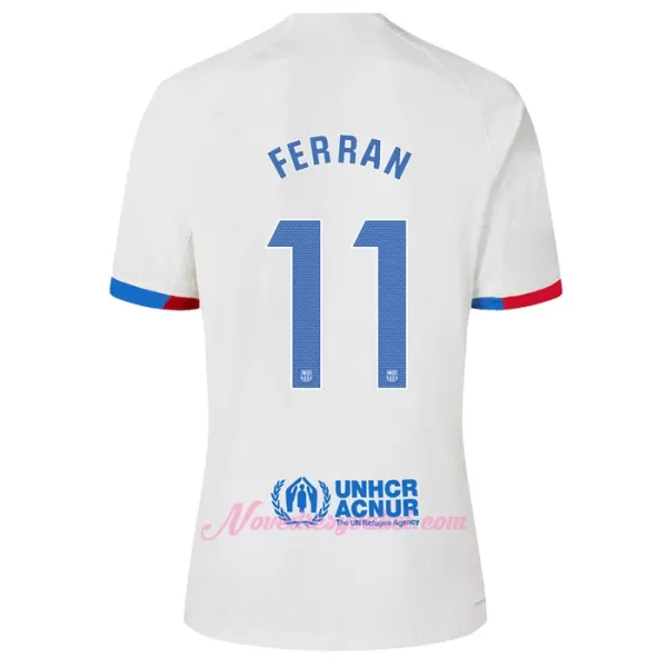 Fotbalové Dresy FC Barcelona Ferran Torres 11 Dětské Venkovní 2023-24