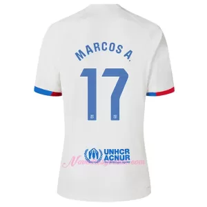 Fotbalové Dresy FC Barcelona Marcos A. 17 Venkovní 2023-24 Fotbalové Dresy FC Barcelona Marcos A. 17 Venkovní 2023-24