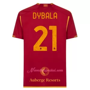 Fotbalové Dresy AS Řím Paulo Dybala 21 Domácí 2023-24 Fotbalové Dresy AS Řím Paulo Dybala 21 Domácí 2023-24
