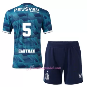 Fotbalové Dresy Feyenoord Rotterdam Hartman 5 Dětské Venkovní 2023-24