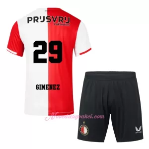 Fotbalové Dresy Feyenoord Rotterdam Santiago Gimenez 29 Dětské Domácí 2023-24 Fotbalové Dresy Feyenoord Rotterdam Santiago Gimenez 29 Dětské Domácí 2023-24