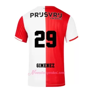 Fotbalové Dresy Feyenoord Rotterdam Santiago Gimenez 29 Domácí 2023-24 Fotbalové Dresy Feyenoord Rotterdam Santiago Gimenez 29 Domácí 2023-24