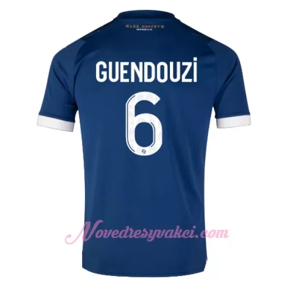 Fotbalové Dresy Olympique de Marseille GUENDOUZI 6 Dětské Venkovní 2023-24