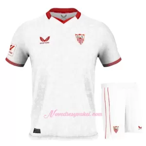 Fotbalové Dresy Sevilla FC Dětské Domácí 2023-24 Fotbalové Dresy Sevilla FC Dětské Domácí 2023-24