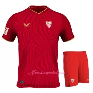 Fotbalové Dresy Sevilla FC Dětské Venkovní 2023-24 Fotbalové Dresy Sevilla FC Dětské Venkovní 2023-24