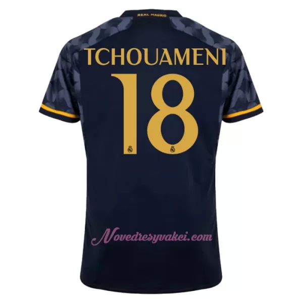 Fotbalové Dresy Real Madrid Aurélien Tchouaméni 18 Venkovní 2023-24