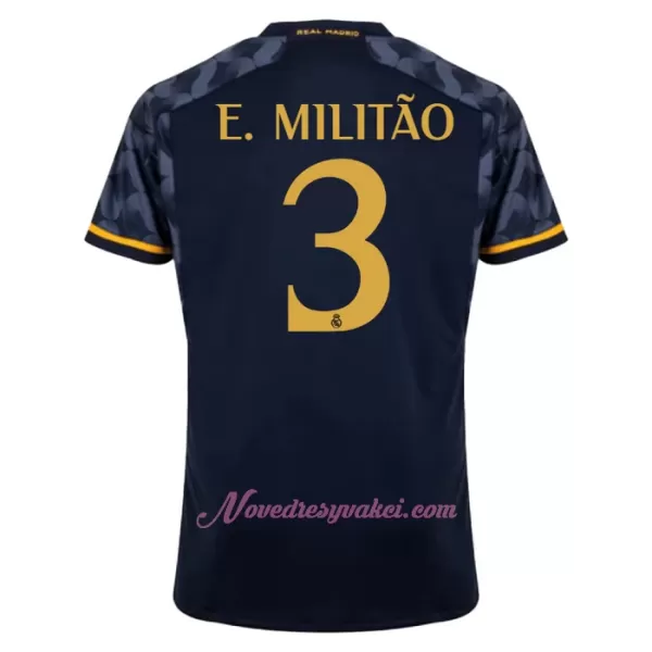 Fotbalové Dresy Real Madrid Éder Militão 3 Venkovní 2023-24