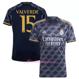 Fotbalové Dresy Real Madrid Federico Valverde 15 Venkovní 2023-24 Fotbalové Dresy Real Madrid Federico Valverde 15 Venkovní 2023-24