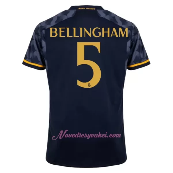 Fotbalové Dresy Real Madrid Jude Bellingham 5 Venkovní 2023-24