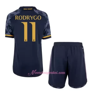 Fotbalové Dresy Real Madrid Rodrygo Goes 11 Dětské Venkovní 2023-24 Fotbalové Dresy Real Madrid Rodrygo Goes 11 Dětské Venkovní 2023-24