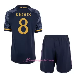 Fotbalové Dresy Real Madrid Toni Kroos 8 Dětské Venkovní 2023-24 Fotbalové Dresy Real Madrid Toni Kroos 8 Dětské Venkovní 2023-24