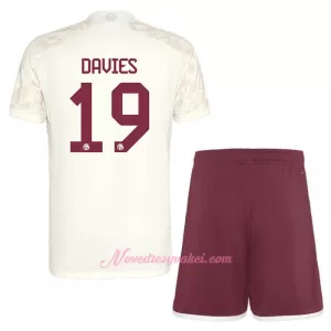 Fotbalové Dresy FC Bayern Mnichov Alphonso Davies 19 Champions League Dětské Alternativní 2023-24 Fotbalové Dresy FC Bayern Mnichov Alphonso Davies 19 Champions League Dětské Alternativní 2023-24