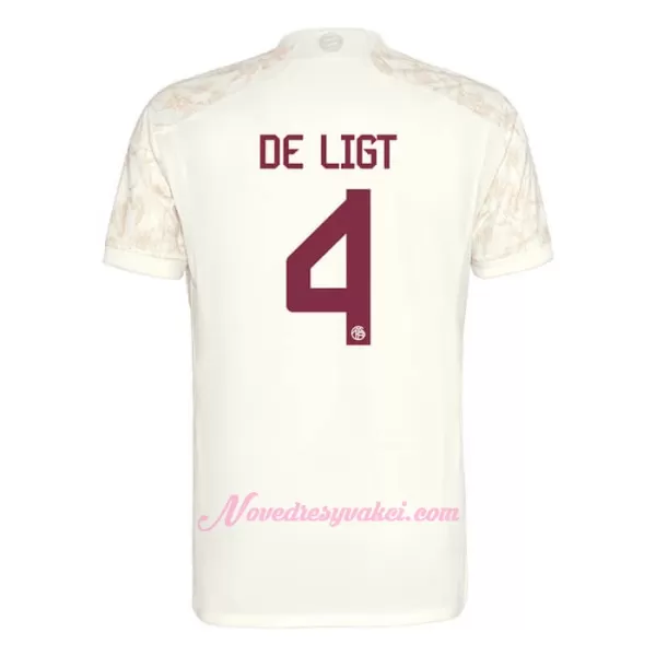 Fotbalové Dresy FC Bayern Mnichov De Ligt 4 Champions League Dětské Alternativní 2023-24