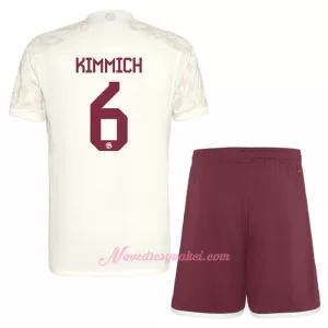 Fotbalové Dresy FC Bayern Mnichov Kimmich 6 Champions League Dětské Alternativní 2023-24 Fotbalové Dresy FC Bayern Mnichov Kimmich 6 Champions League Dětské Alternativní 2023-24