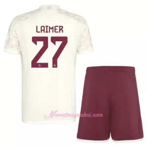 Fotbalové Dresy FC Bayern Mnichov Konrad Laimer 27 Champions League Dětské Alternativní 2023-24 Fotbalové Dresy FC Bayern Mnichov Konrad Laimer 27 Champions League Dětské Alternativní 2023-24