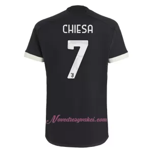 Fotbalové Dresy Juventus Federico Chiesa 7 Alternativní 2023-24 Fotbalové Dresy Juventus Federico Chiesa 7 Alternativní 2023-24