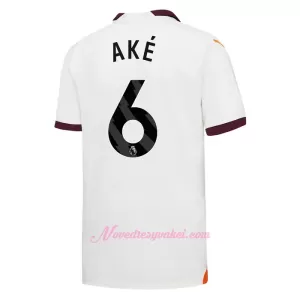 Fotbalové Dresy Manchester City Ake 6 Venkovní 2023-24