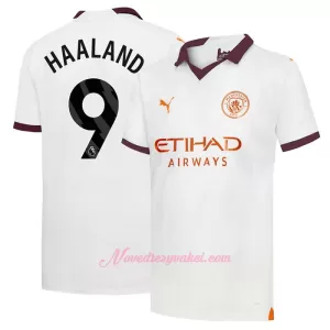 Fotbalové Dresy Manchester City Erling Haaland 9 Venkovní 2023-24 Fotbalové Dresy Manchester City Erling Haaland 9 Venkovní 2023-24