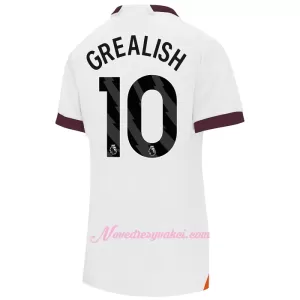 Fotbalové Dresy Manchester City Jack Grealish 10 Dámské Venkovní 2023-24 Fotbalové Dresy Manchester City Jack Grealish 10 Dámské Venkovní 2023-24