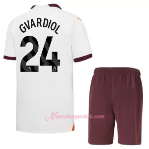 Fotbalové Dresy Manchester City Josko Gvardiol 24 Dětské Venkovní 2023-24 Fotbalové Dresy Manchester City Josko Gvardiol 24 Dětské Venkovní 2023-24
