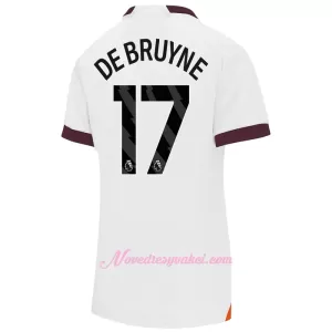 Fotbalové Dresy Manchester City Kevin De Bruyne 17 Dámské Venkovní 2023-24 Fotbalové Dresy Manchester City Kevin De Bruyne 17 Dámské Venkovní 2023-24