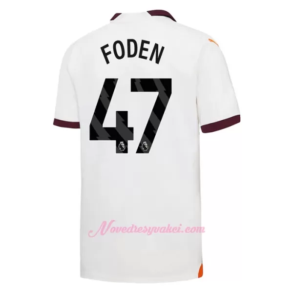 Fotbalové Dresy Manchester City Phil Foden 47 Dětské Venkovní 2023-24